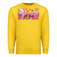 Lemon pink christmas coffee cups Premium Sweatshirt - texasbilliewilder