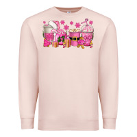 Pale Pink pink christmas coffee cups Premium Sweatshirt - texasbilliewilder