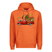 Carrot Christmas truck Premium Hoodie - AdoDesignShop