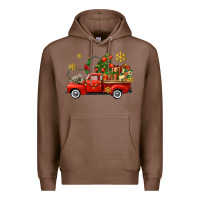 Chestnut Christmas truck Premium Hoodie - AdoDesignShop