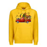 Lemon Christmas truck Premium Hoodie - AdoDesignShop