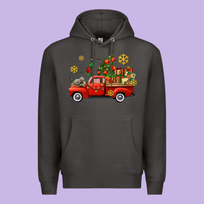 Christmas Truck Premium Hoodie Designed By Adodesignshop