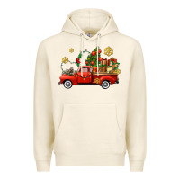 Tofu Christmas truck Premium Hoodie - AdoDesignShop