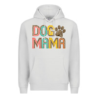 Dove Grey dog mama Premium Hoodie - JahusDesignShop