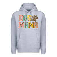 Heather Grey dog mama Premium Hoodie - JahusDesignShop