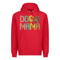 Red dog mama Premium Hoodie - JahusDesignShop