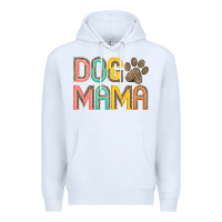 White dog mama Premium Hoodie - JahusDesignShop