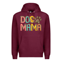 Burgundy dog mama Premium Hoodie - JahusDesignShop