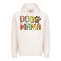 Pale Pink dog mama Premium Hoodie - JahusDesignShop