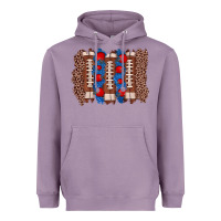 Lavender football brushstroke Heavyweight Hoodie - Zillion Design Studio
