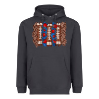 Smoke football brushstroke Heavyweight Hoodie - Zillion Design Studio