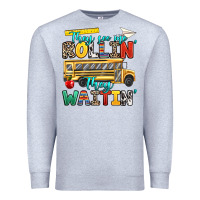 Heather Grey they see me rollin they waitin Premium Sweatshirt - texasbilliewilder