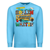 Ocean Blue they see me rollin they waitin Premium Sweatshirt - texasbilliewilder