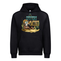 Black country mini Urban Hoodie - NancyCooperArtShop