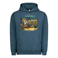 Pigment Midnight Navy country mini Urban Hoodie - NancyCooperArtShop