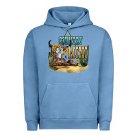 Pigment Pebble Blue country mini Urban Hoodie - NancyCooperArtShop