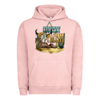Pigment Salmon country mini Urban Hoodie - NancyCooperArtShop