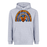 Heather Grey basketball rainbow Heavyweight Hoodie - Zillion Design Studio