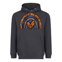 Smoke basketball rainbow Heavyweight Hoodie - Zillion Design Studio