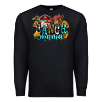 Black ranch mama Premium Sweatshirt - Zillion Design Studio