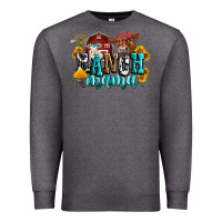Charcoal Heather ranch mama Premium Sweatshirt - Zillion Design Studio