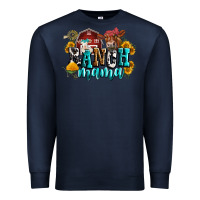 Navy ranch mama Premium Sweatshirt - Zillion Design Studio