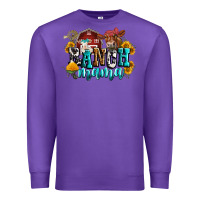 Purple ranch mama Premium Sweatshirt - Zillion Design Studio