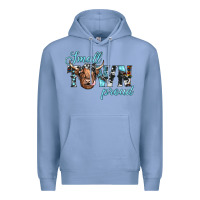 Colony Blue small town proud Premium Hoodie - JahusDesignShop