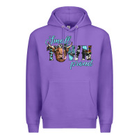 Purple small town proud Premium Hoodie - JahusDesignShop