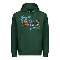 Sports Green small town proud Premium Hoodie - JahusDesignShop