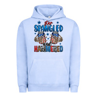 Pigment Grape Ice star spangled and hammered skeleton hand Urban Hoodie - Jasminsmagicworld