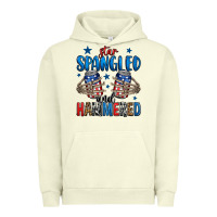 Pigment Pistachio star spangled and hammered skeleton hand Urban Hoodie - Jasminsmagicworld