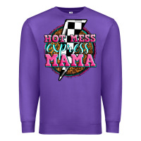 Purple hot mess express mama Premium Sweatshirt - Zillion Design Studio