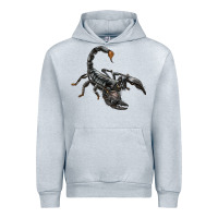 Heather Grey scorpion Urban Hoodie - LillyAllenDesigns