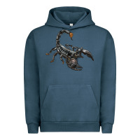 Pigment Midnight Navy scorpion Urban Hoodie - LillyAllenDesigns