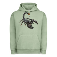 Pigment Oil Green scorpion Urban Hoodie - LillyAllenDesigns