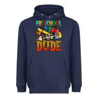 Navy preschool dude Heavyweight Hoodie - texasbilliewilder