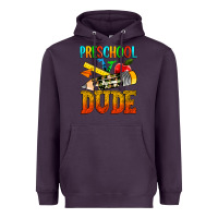 Plum preschool dude Heavyweight Hoodie - texasbilliewilder