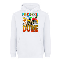 White preschool dude Heavyweight Hoodie - texasbilliewilder