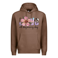 Chestnut love all day every day Premium Hoodie - Artiststas