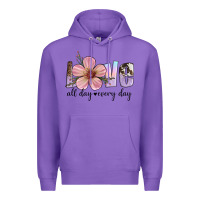 Purple love all day every day Premium Hoodie - Artiststas