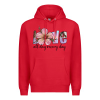 Red love all day every day Premium Hoodie - Artiststas