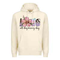 Sandshell love all day every day Premium Hoodie - Artiststas