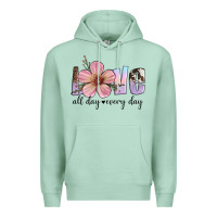 Seafoam love all day every day Premium Hoodie - Artiststas
