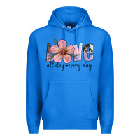 True Royal love all day every day Premium Hoodie - Artiststas