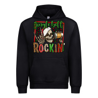 Black jingle bell rockin skeleton christmas Urban Hoodie - Jasminsmagicworld