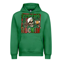 Emerald jingle bell rockin skeleton christmas Urban Hoodie - Jasminsmagicworld