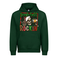 Forest Green jingle bell rockin skeleton christmas Urban Hoodie - Jasminsmagicworld