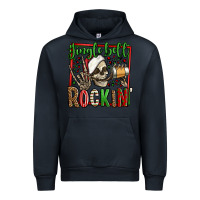 Navy jingle bell rockin skeleton christmas Urban Hoodie - Jasminsmagicworld