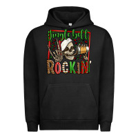 Pigment Black jingle bell rockin skeleton christmas Urban Hoodie - Jasminsmagicworld